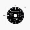 Iron King Angle Grinder Disc - Cuts Alloy, Stainless Steel, Stone