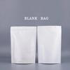 White Kraft Paper Standing Zip Lock Bag for Coffee, Cereal, Seasoning Powder Pouch, Custom Printed Logo