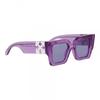 Off White Unisex Purple Sunglasses Purple