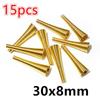 15-30pcs Spring Funnel Shape Spacer Beads Caps DIY Beading Supplies Cone Spring Coil End Caps For Jewelry Makings Accessories
