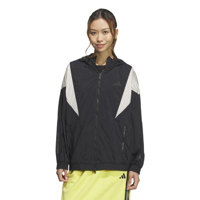 Adidas BYS Woven Lightweight Jacket KRC74 Black 3-Stripes Women's (JL5107) J/S