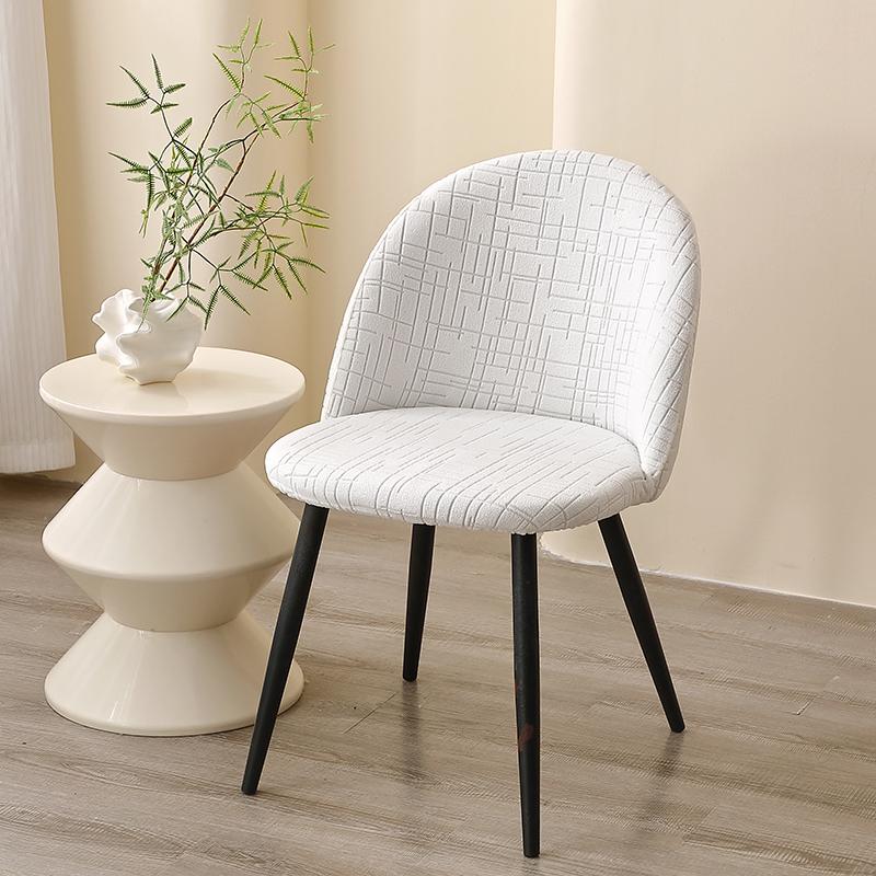 1/2 Stück Jacquard Entenschnabel Stuhlbezug Weiche Esszimmerstuhl Überwürfe Niedrige Rückenlehne Stretch Stuhlhülle Für Küche El Hochzeitsfeier