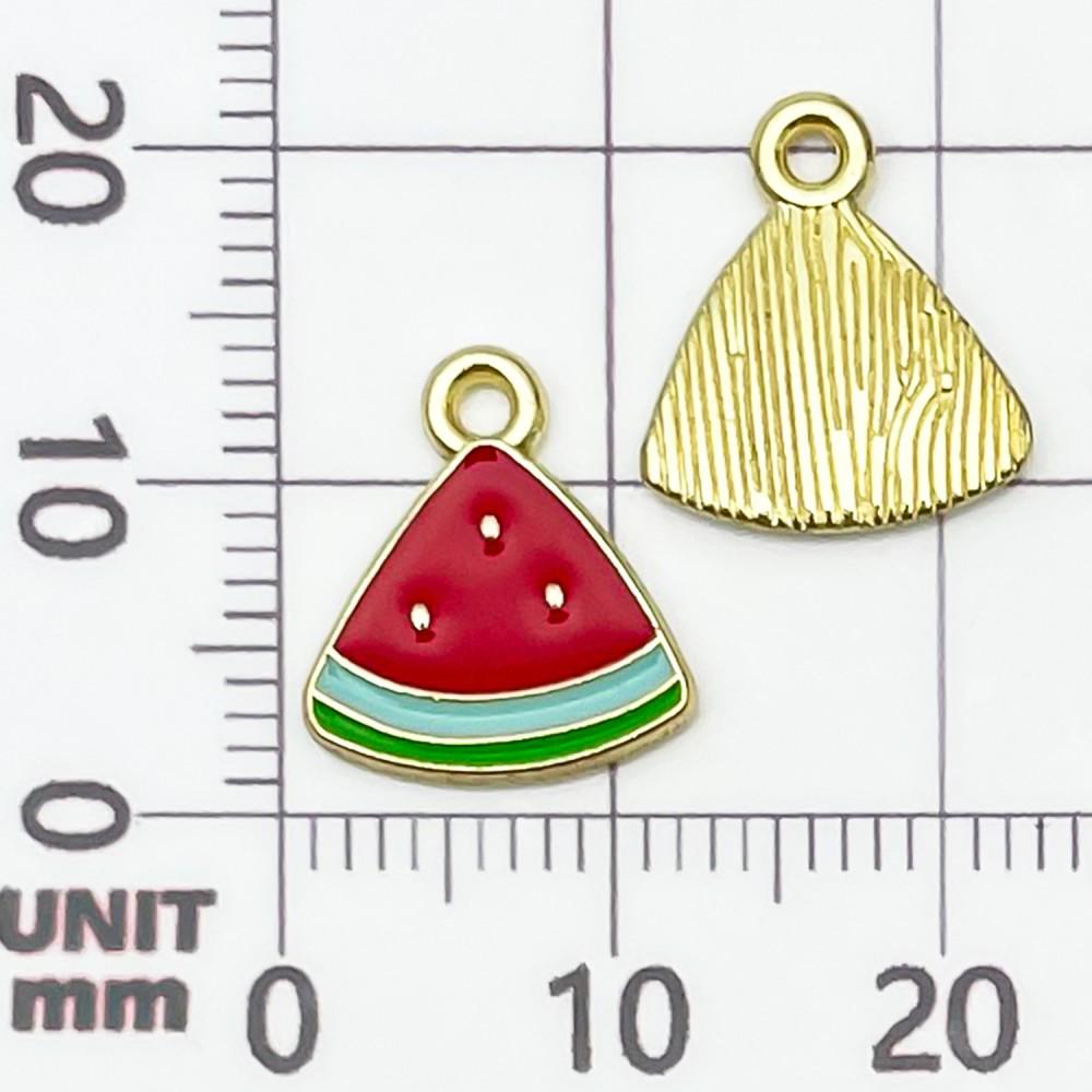 30 Colorful Fruit Enamel Pendants for DIY Jewelry - Apples, Watermelons, Cherries