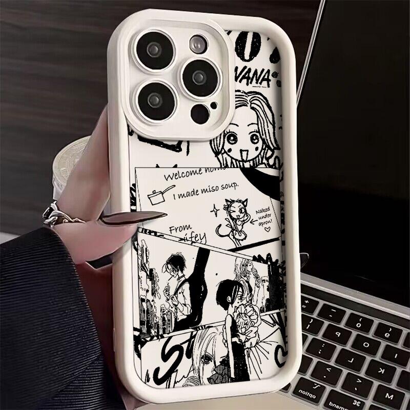 Funda de Teléfono Caliente de Chica Anime Nanas OsakiS Para Xiaomi Redmi Note 15 14 13 12s 12 11 10 9s 9 8 7 A5 Pro Plus 4G 5G Cubierta Suave de TPU