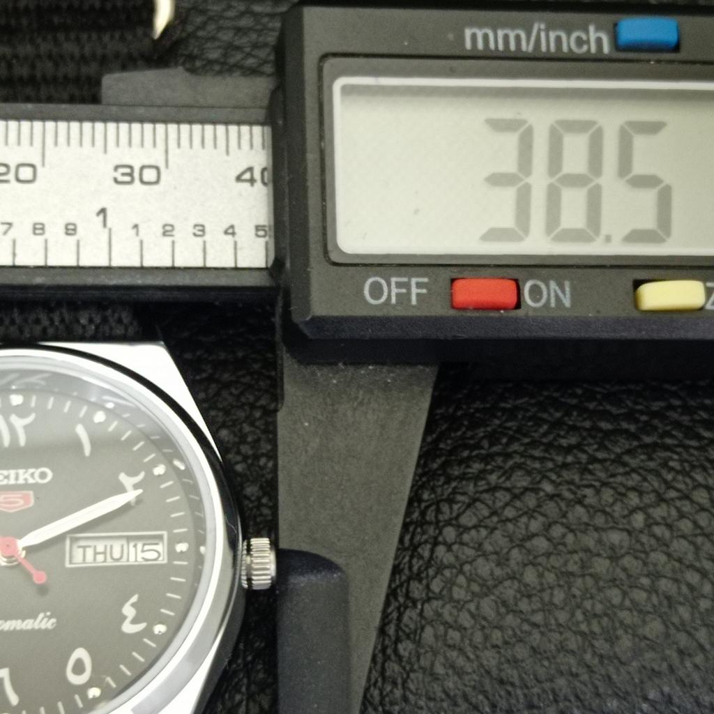 AUTOMATIC VINTAGE REFURBISHED SEIKO 5 JAPAN 6309A MENS BLACK WATCH a441338-5 Sk-a441338