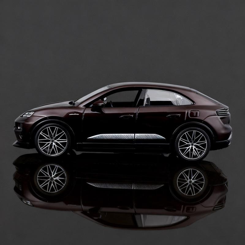 AABKQ1 Bburago 1:24 Porsche Macan EV SUV Alloy Luxy Car Model Diecast Metal New Energy Electric Vehicles Car Model Simulation Kids Gift