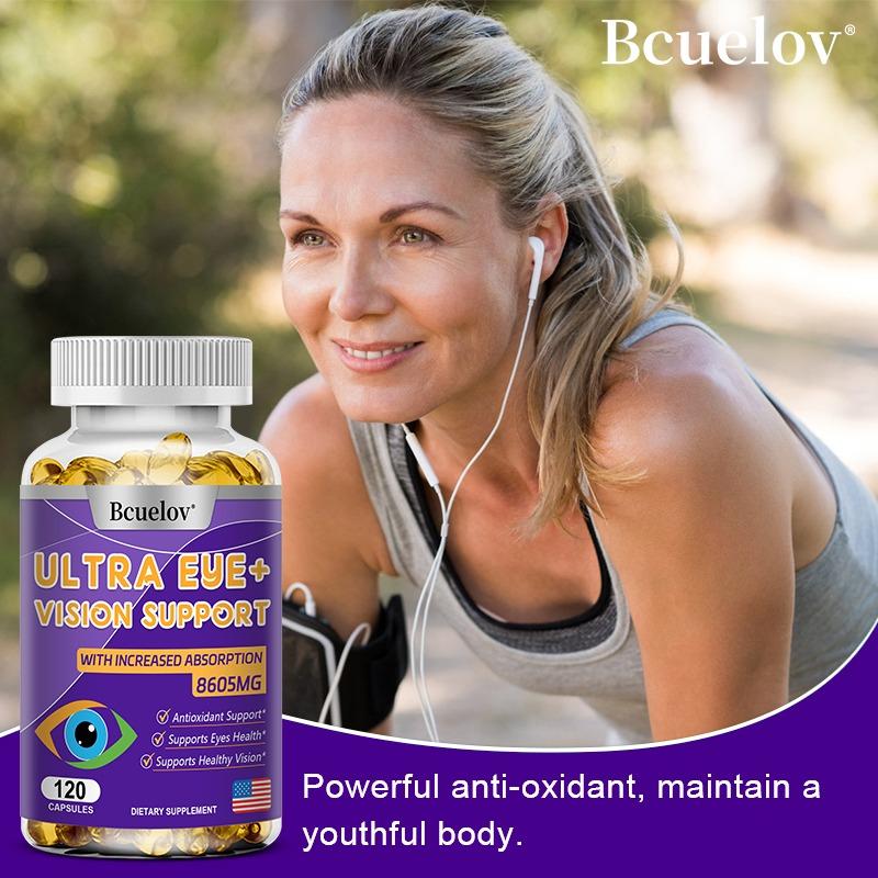 Ultra Eye & Vision Support 8605mg, Premium Eye Health Supplement with Increased Absorption, Antioxidant Support for Daily Vision