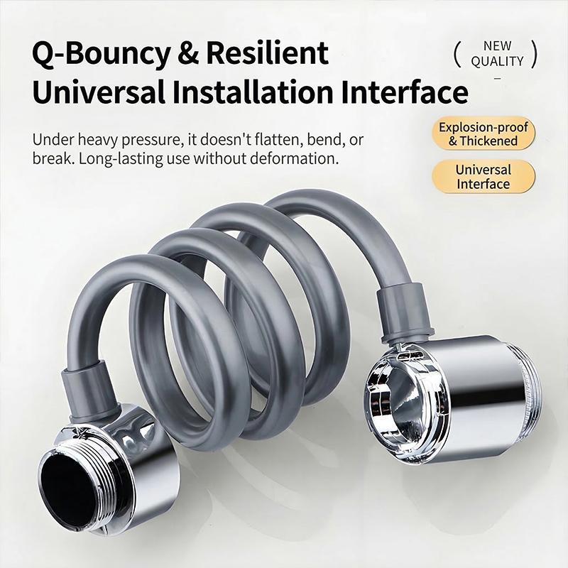 Universal 360° Rotatable Kitchen Faucet Filter Extension Pull-out Tap Purifier Water Saving Sprayer Head Splash-proof Nozzle
