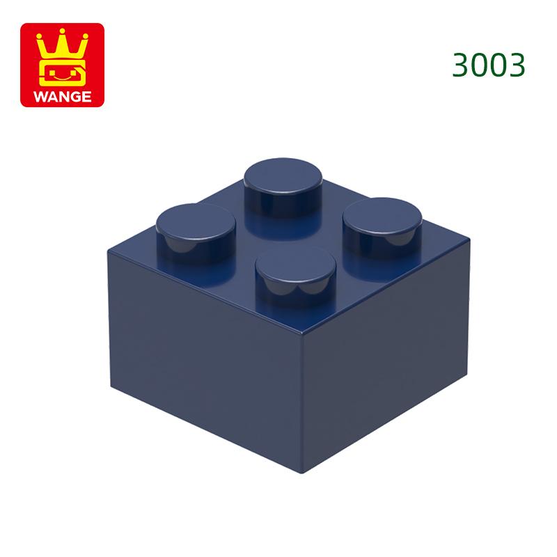 Non-Toxic 77Pcs/Lot 3003 2X2 High 4-Hole Building Blocks Moc Color Parts Compatible With Bricks Diy Children Toy Assembly Gift Box