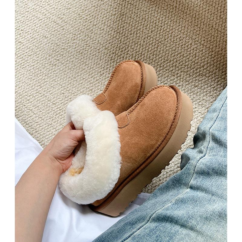 Winter Women's Boots Sheep Fur Integrated Thick Soled Outdoor Warm Snow Boots for Women 2025 New Winter Snow Cotton Shoes