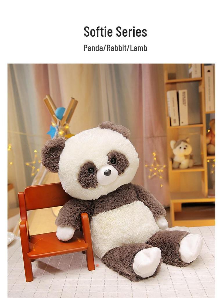 Hugs Baby Panda Plush Toy - Lying Down Myasthenia Panda Doll