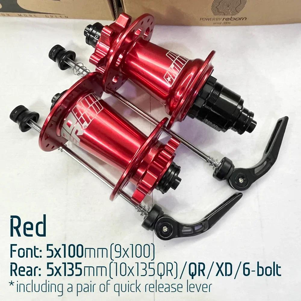 Koozer Xm490 Pro Rear Mtb K7 Cube 28/32/36 Holes Bicycle Hubs 5X135 12X142 Qr Thru Axle Noisy Hub For 11 12 Speed Xd