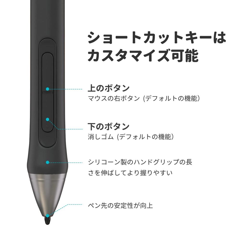 HUION Inspiroy 2 x inch Pen Tablet with Upgraded Pen Compatible with and Portable and Ideal for Small Size 6.3 3.9 PW110, Android, Windows, MacOS,