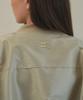 Ournostalgia Glossy Blouson Jacket_Beige(O25-Ot04)