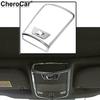 Chrome Front Roof Reading Light Lamp Frame Trim Cover Bezel For Ford F150 2015+