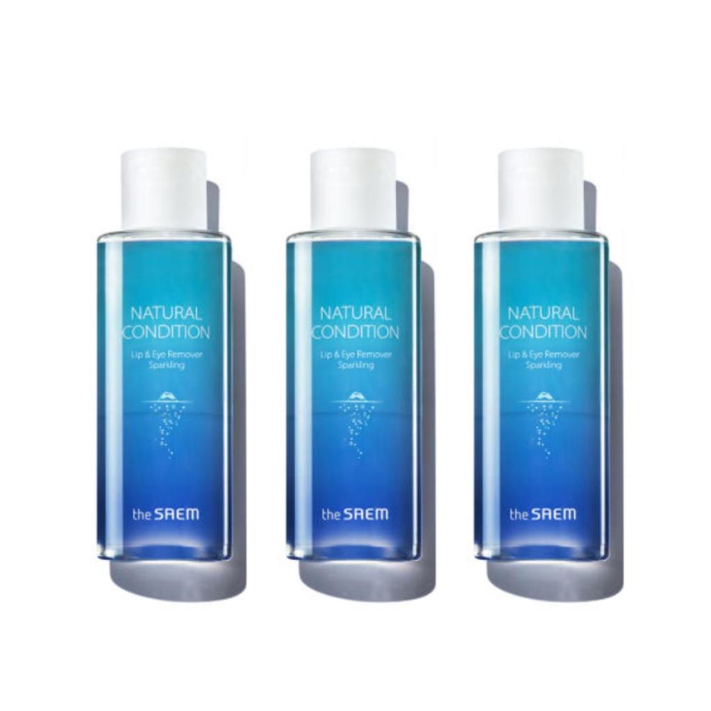 The Saem Natürlicher Zustand Schäumendes Reinigungswasser (500 ml.) & Lippen- & Augenentferner (155ml/5.24 fl.oz.) (7 Optionen)