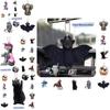 Creative Bat Black Cat Car Hanging Decoration Acrylic Cartoon Style Animal Shape