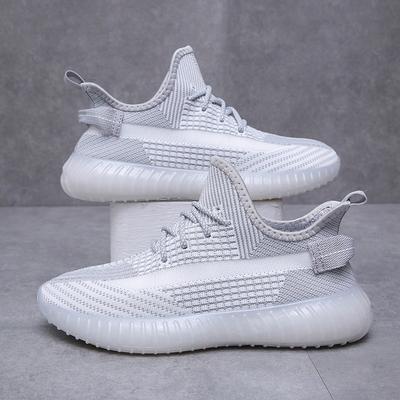 Sapatos de coco novos masculinos e femininos iguais sapatos de malha respirável de verão masculinos novos da moda tecidos voadores sapatos esportivos e casuais