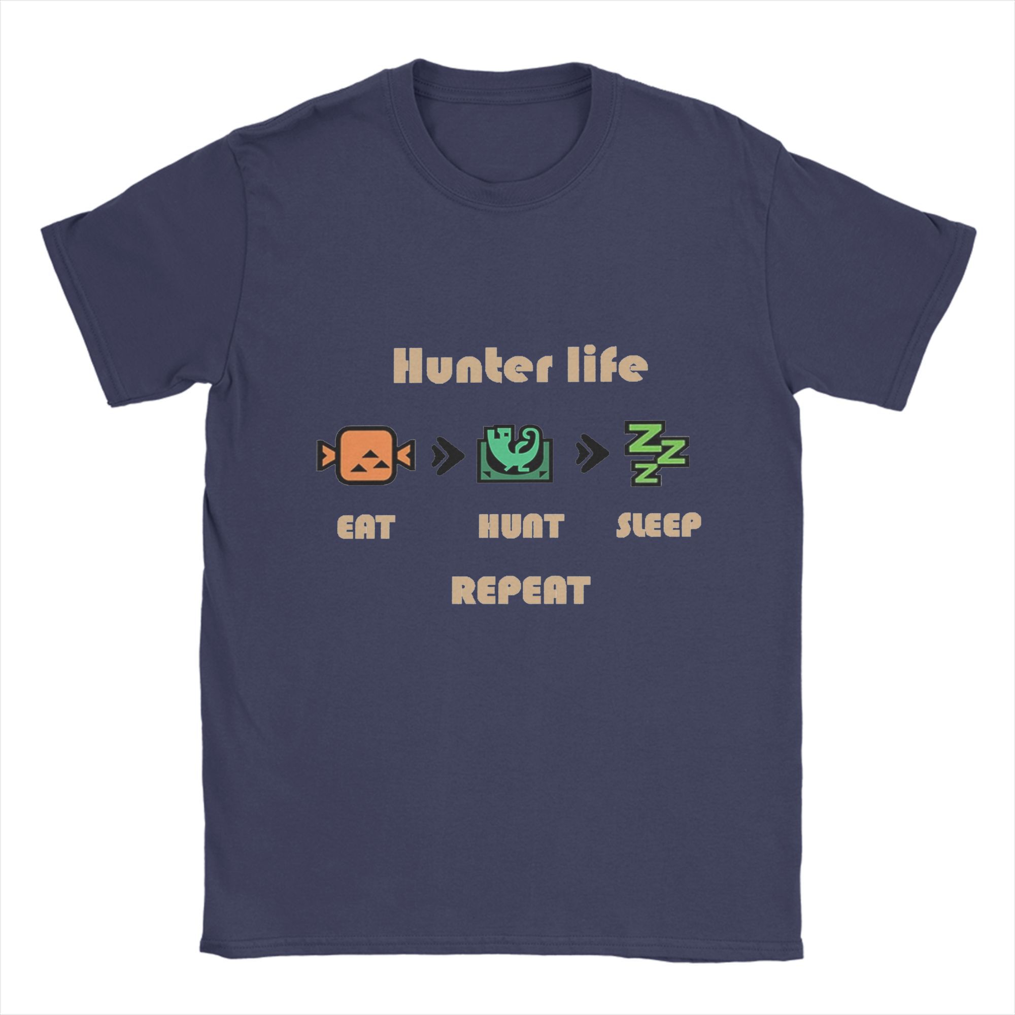 

Men s Monster Hunter T Shirt Hunters life Cotton Clothes Casual Short Sleeve Crew Neck Tees Gift Idea T-Shirt 4XL