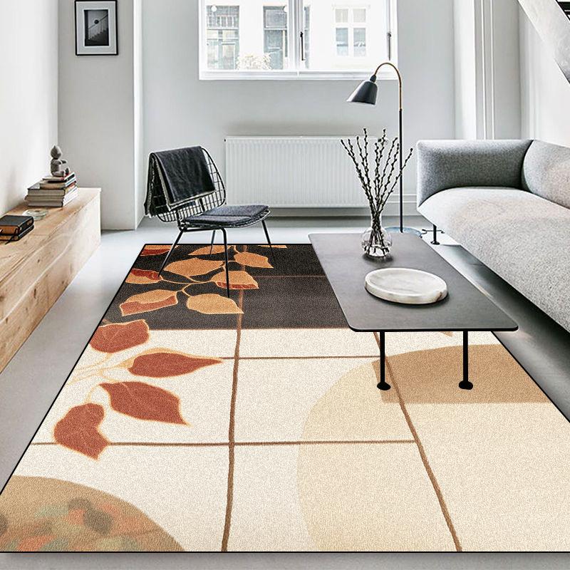 Modern Geometric Abstract Carpets New Flannel Living Room Rug Large Area Decoration Rugs Bedroom Bedside Non-slip Soft Floor Mat