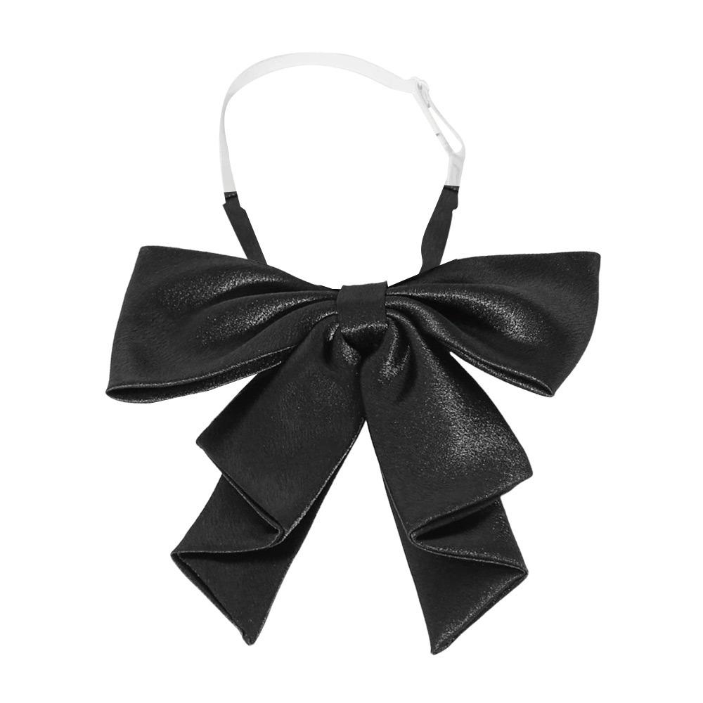 Fashion Uniform Sailor Suit Collar Bowknot Oversized Swallowtail Bowknot  For Women College Girls
