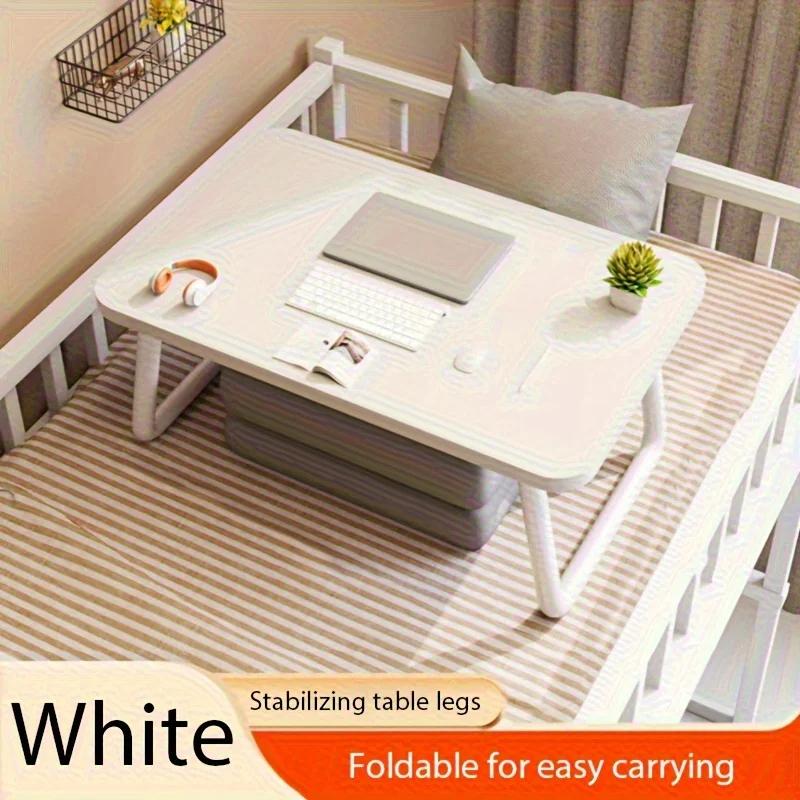 1pc Portable Ergonomic Cork Lap Desk with Bamboo Finish, Work Ergonomic Stand,Foldable Desk Design,Stable Desk Design