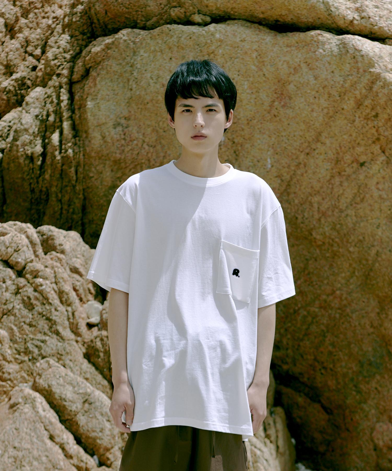 Rustitch Patch Pocket Tee (White) White/1