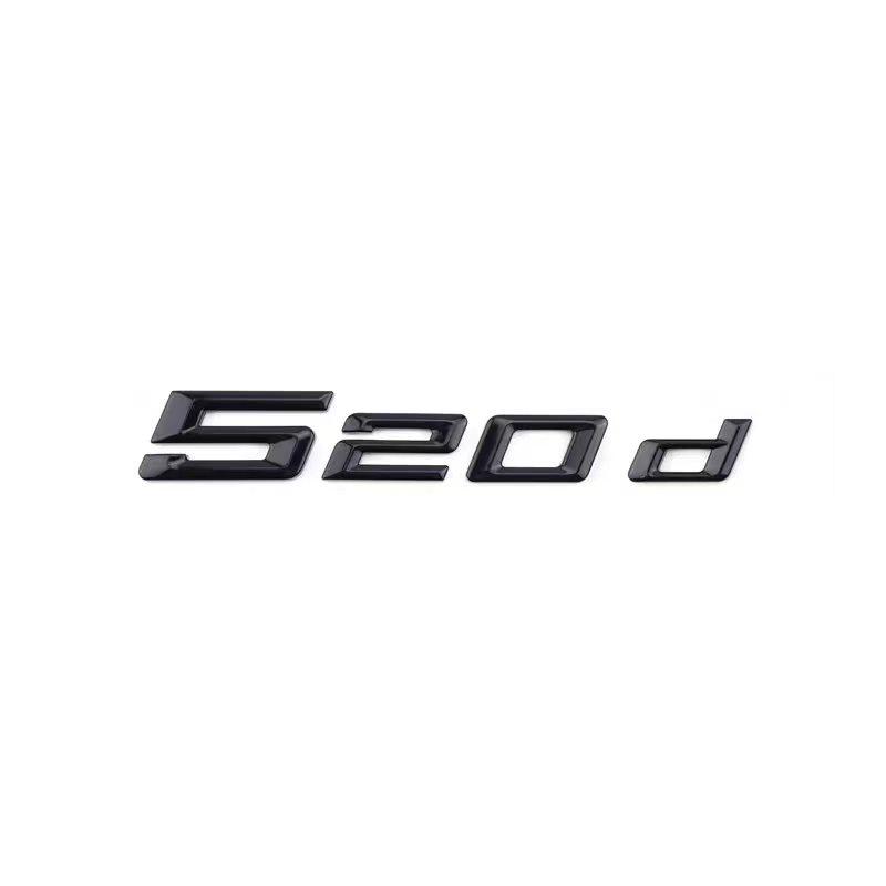 For BMW New 5 Series Car Trunk Letters Logo Emblem Sticker 520i 525i 528i 530i 535i 540i G30 G31 G60 G61 2024 2025 Badge Decals Yp2