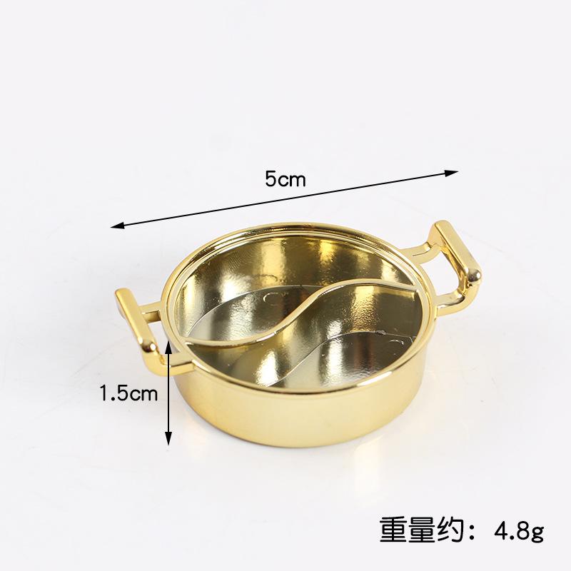 Mini Miniature Simulation Plate Small Bowl Tableware Diy Food Play Accessories Mini Container Play House Kitchen Toys