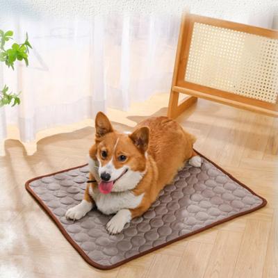 Self Cooling Mat for Dogs Cats Non-Slip Washable Pet Cooling Pad for Summer Indoor Outdoor Crate Kennel Floor Car Seat