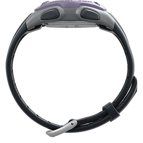 Timex Women's Iron Man 30-Lap Digital Quartz Watch, Medium, One Size, Black/Lilac