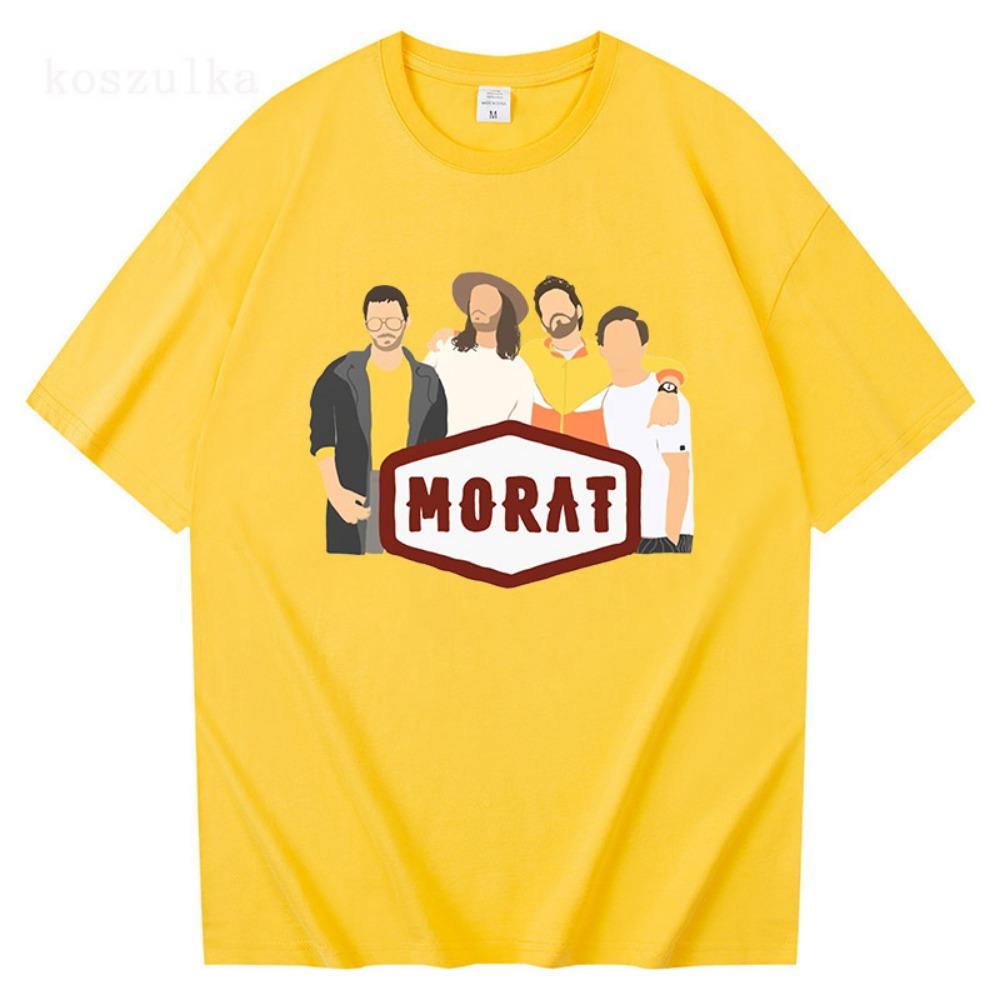 Camisetas Divertidas Morat Si Ayer Fuera Hoy Tour por EE. UU. Ropa para Hombre/Mujer Sudadera Tops de Verano Retro Vintage Camiseta de Algodón