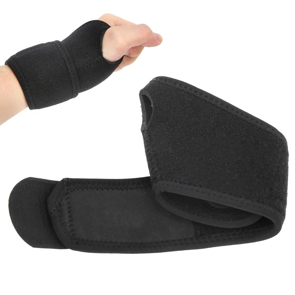 Sport Handgelenkband Verstellbare Handgelenkstütze Schiene Linke Rechte Hand Atmungsaktive Wickel SchwarzL