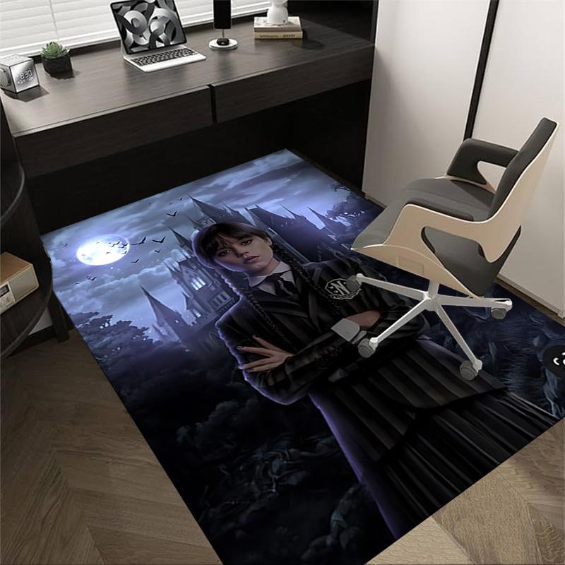 1pc castle moonlight Carpet Anti Slip Polyester Floor Mat for office.Bedroom 60cm by 90cm