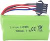 7.4V 500mAh High-Speed Lithium Batteries – 2 Pack – Compatible with EC16 DE85 RC Boat, Car, and Ship Models