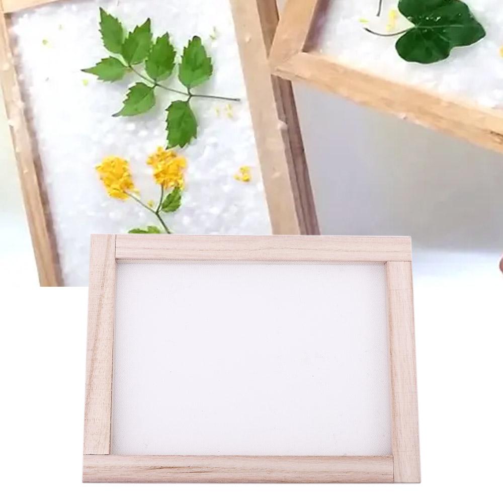 Paper Making   Kit Screen Frame Wooden paper holder Mould Screen Frame Paper Making Screen
