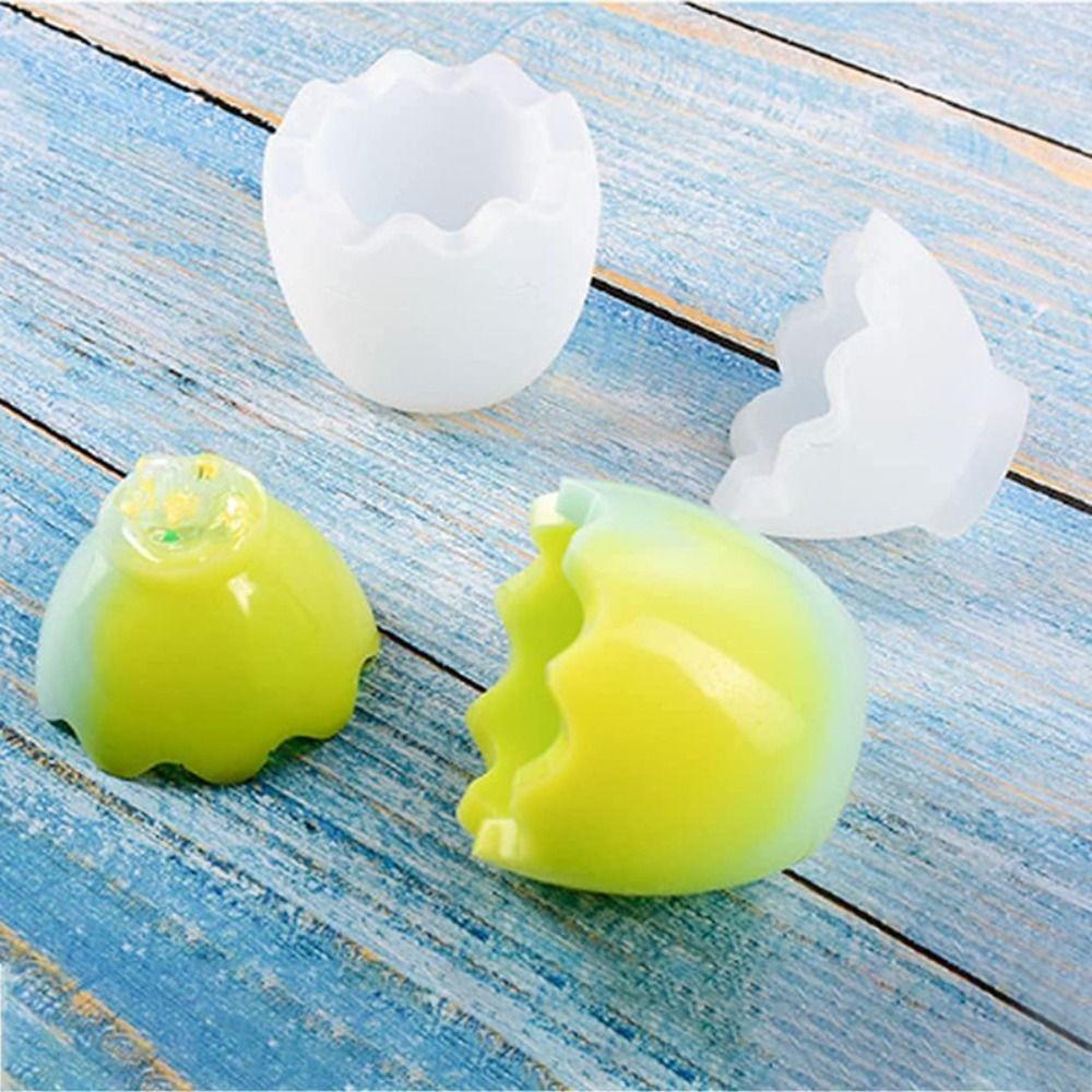 DIY Silicone Mold Egg Shape Gypsum Dripping Mold Durable Craft Making Molds  Plaster