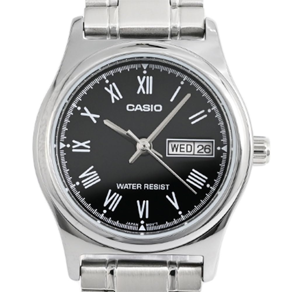 Casio Analog Quartz STANDARD Black Silver LTP-V006D-1B