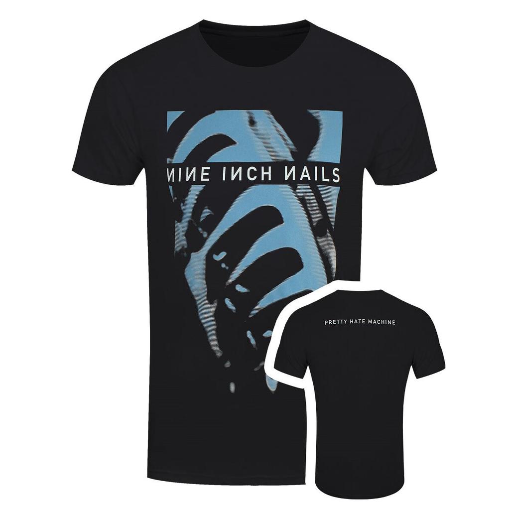 Nine Inch Nails T-shirt NIN Pretty Hate Machine Officiell Svart Ny
