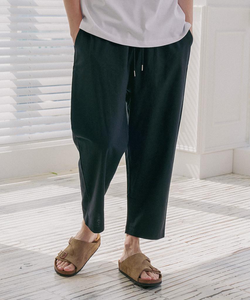 PAPERBOY [Package] Linen Cropped Pants 2-Pack - 4 Colors