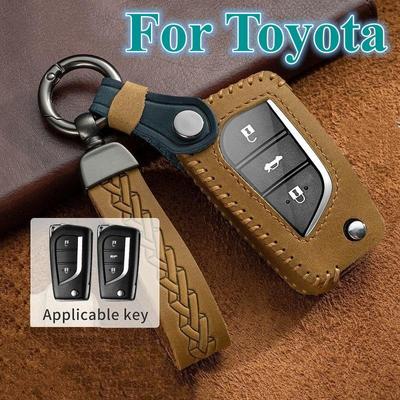 Auto-Fernschlüsseletui für Toyota Auris Corolla Reiz Avensis Verso Yaris Aygo Rav4 Scion TC IM 2017 2016