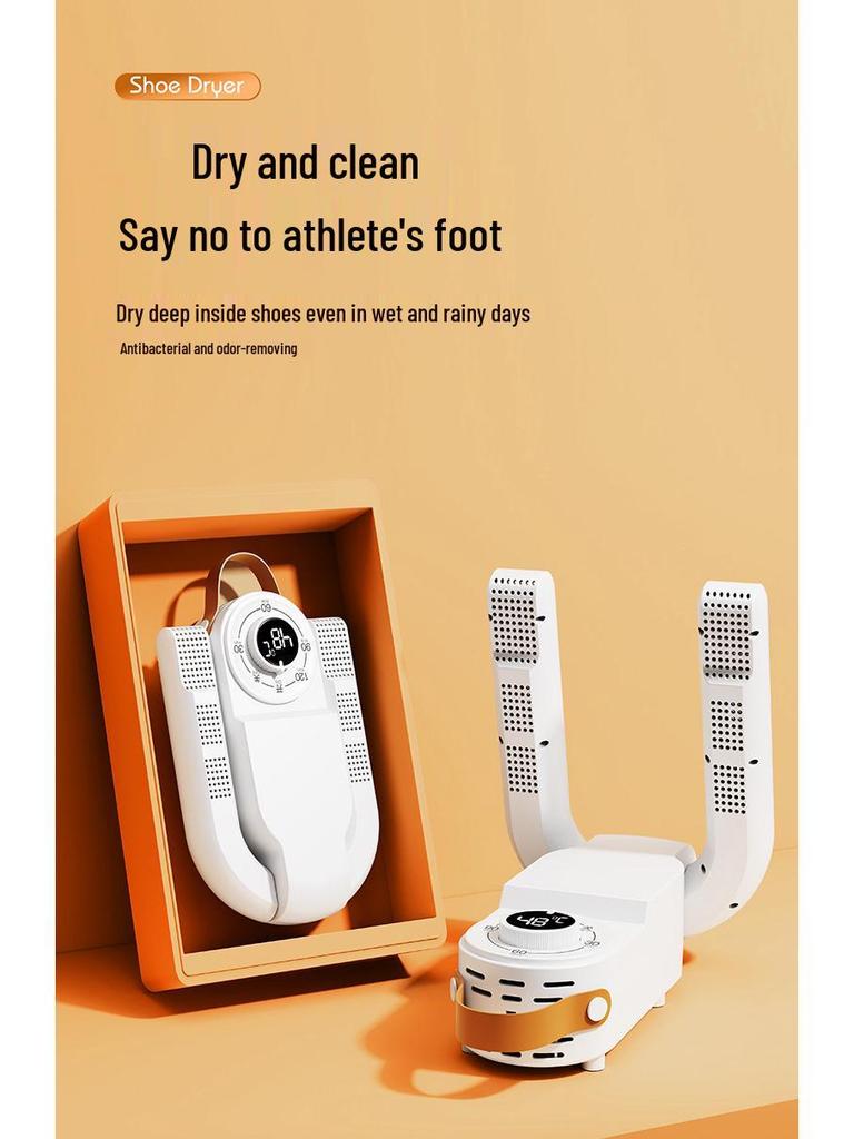 Foldable Retractable Shoe Dryer: Intelligent Blue Light Dehumidification, Cross-Border Solution