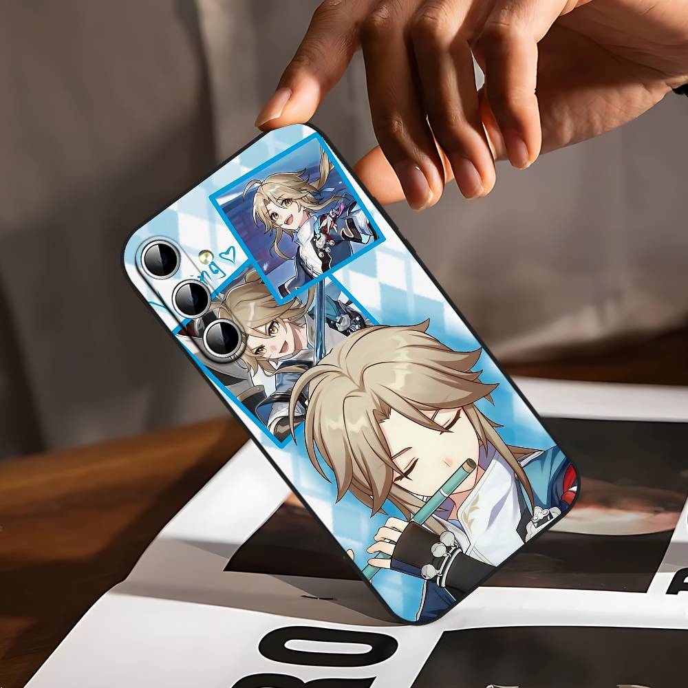 

Чехол для телефона Honkai Star Rail Yanqing для Samsung Galaxy S24/S25/S22/S30/Note20/Lite/Ultra/5G/Plus/FE Мягкий Черный S25ULTRA