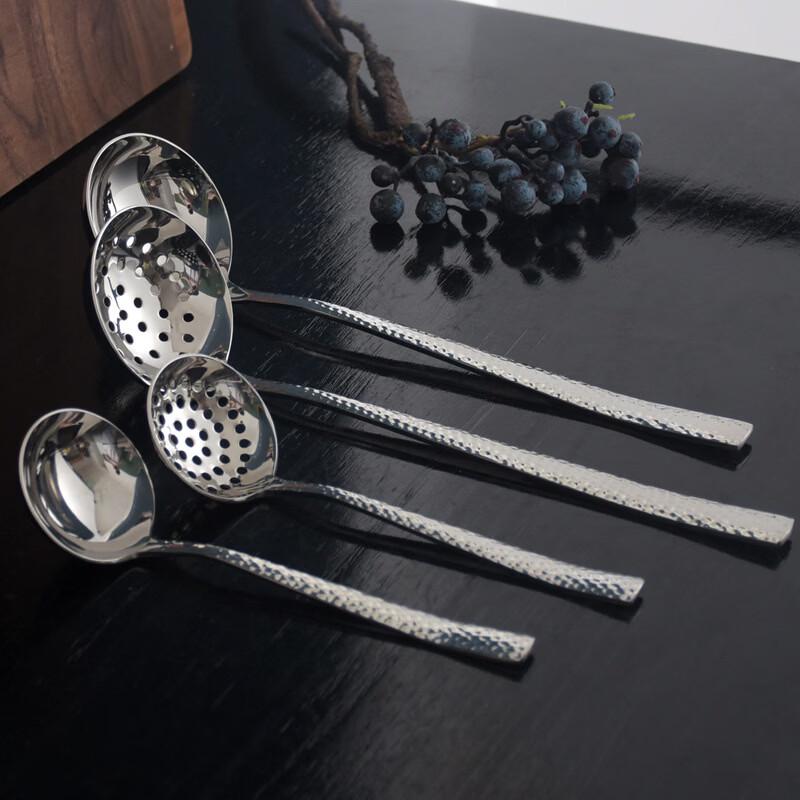 Golden Stainless Steel Hotpot Ladle and Skimmer Set