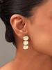 925 Sterling Silver Gold Plated Mother of Pearl Danglers Earring for Women