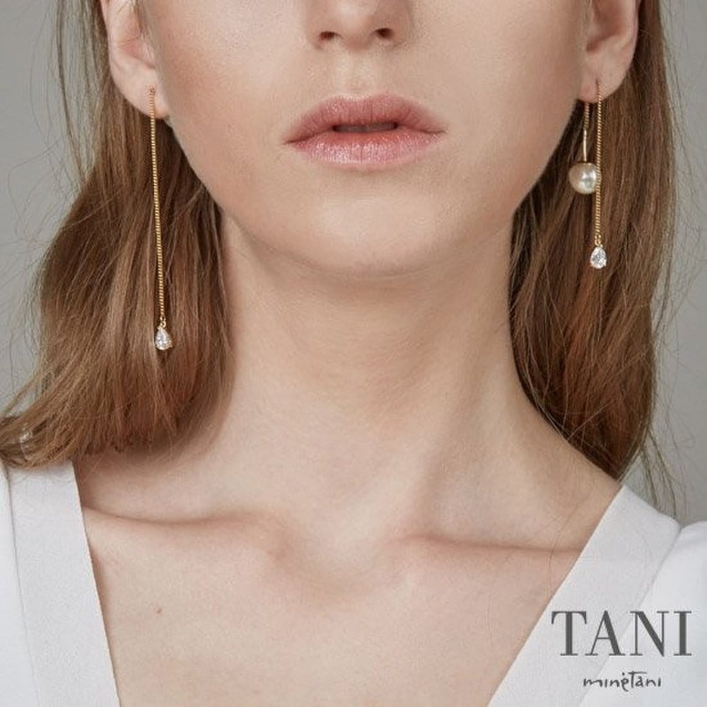 [Tani Minetani] Timeless Chain Earrings Ms3E201Fms3E202F