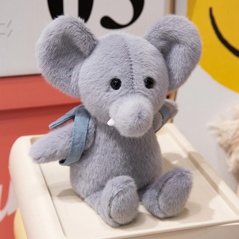 Cute and Soothing Animal Doll Basset Hound Man-eating Flower Baby Elephant Dinosaur Plush Toy Set Randall Doll Gift
