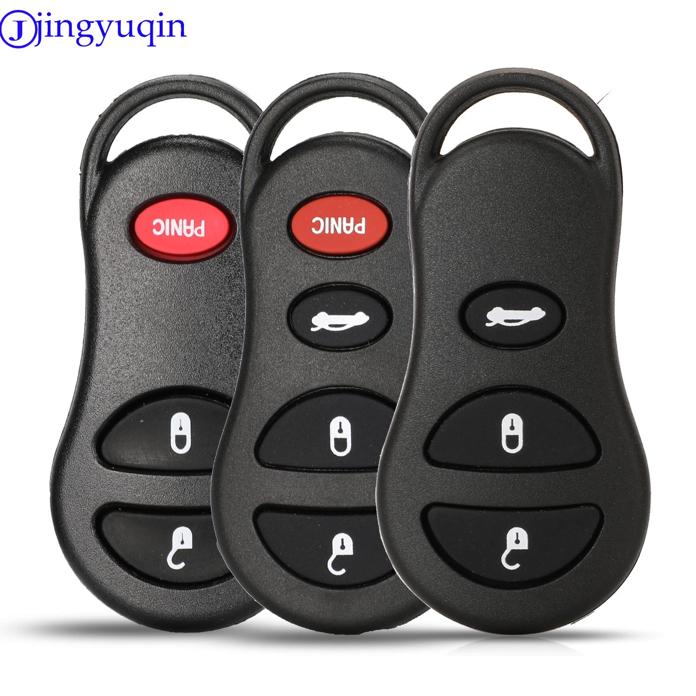 

jingyuqin дистанционный ключ автомобиля пустой чехол замена крышки для Chrysler Sebring Jeep Liberty Dodge передатчик 2/3/4 B Fob Shell румянец
