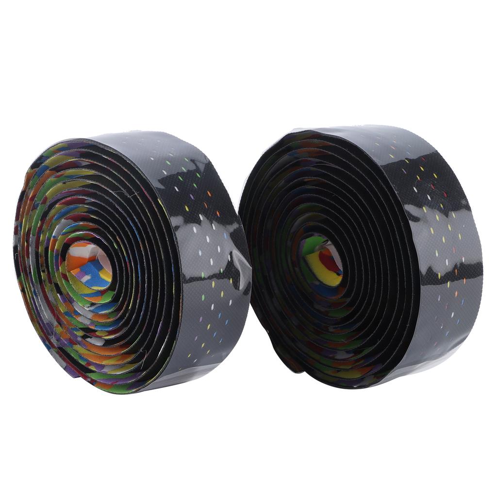 Bike Handlebar Tape NonSlip Cycling Bar Wrap PU Leather Highway Handlebar Strap