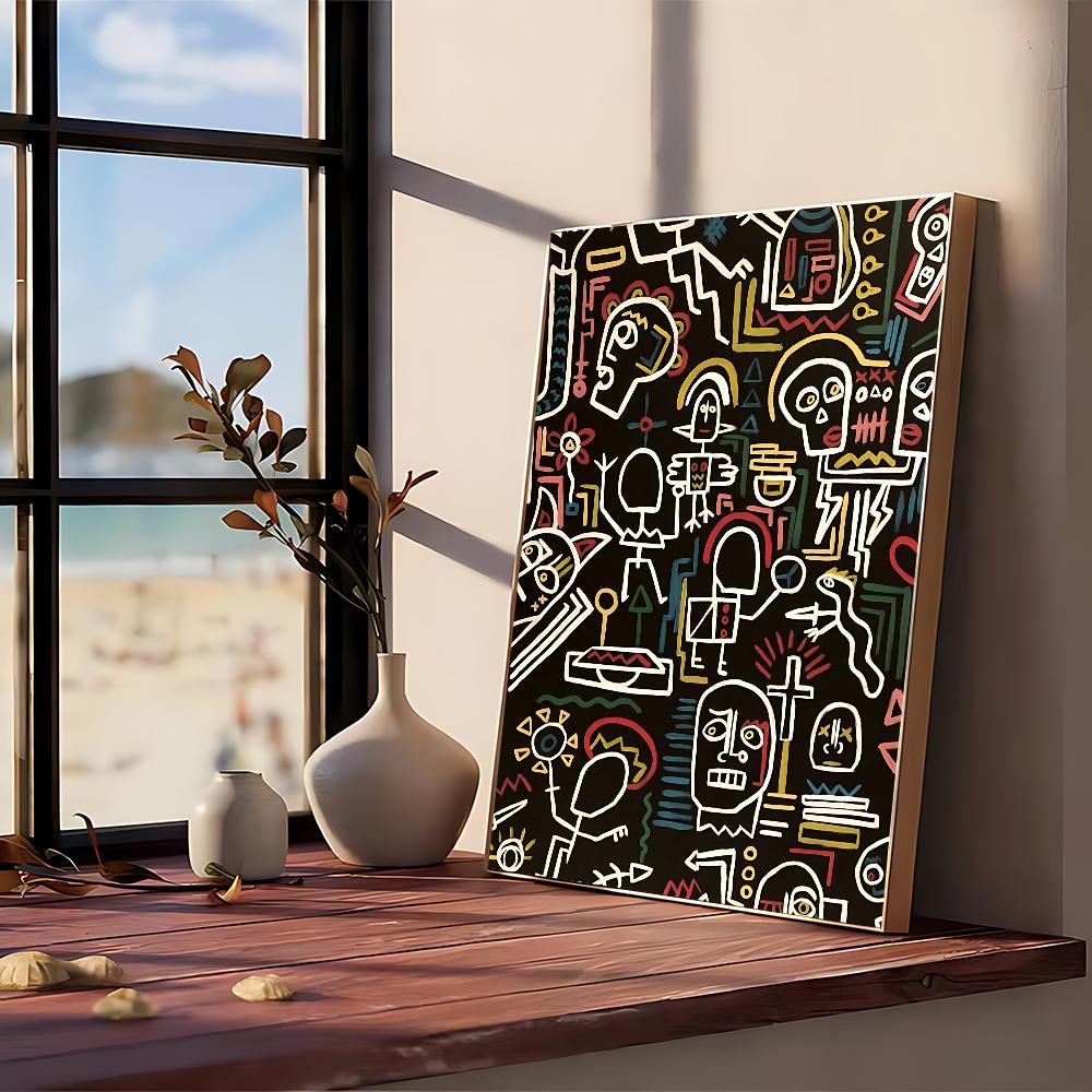 Gambar Abstrak Lind Poster No Framed Poster Kraft Club Bar Paper Vintage Poster Wall Art Painting Bedroom Study Stickers